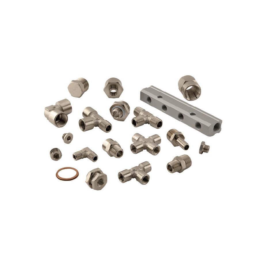  諾冠Norgren,BSP和軟管接頭,1516係列（黃銅）